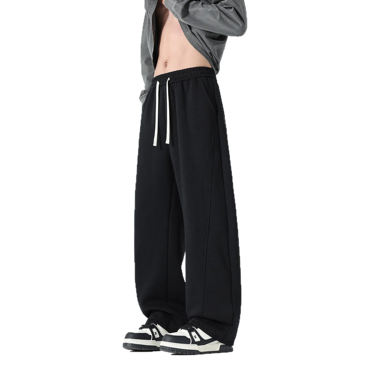 Herren Extraweite Sweatpants im Palazzo‑Look mit Tunnelzugbund und Seitentaschen Echo Archiv
