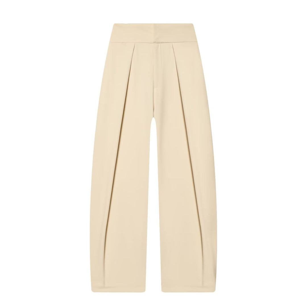 Damen elegante weite Hose mit feinen Falten Echo Archiv