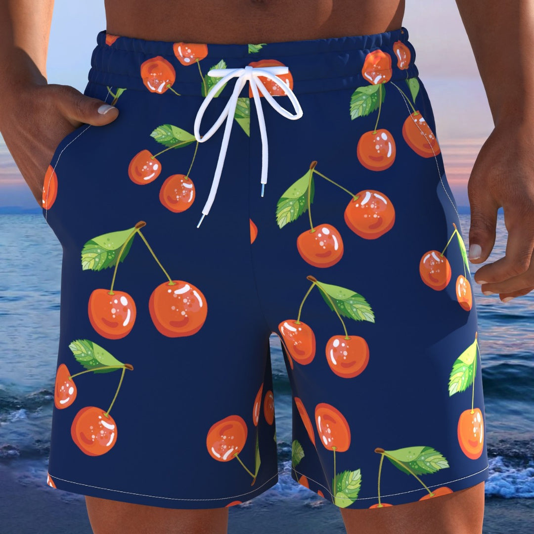 Herren Schwimmmode mit frischem Kirschdesign und bequemer Passform Echo Archiv