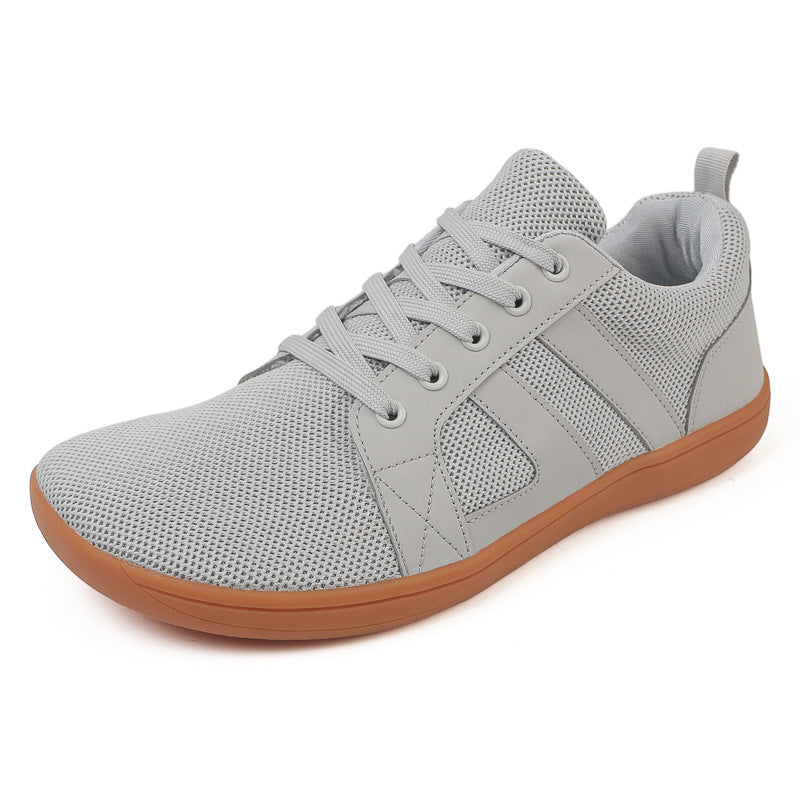 Unisex atmungsaktive Strick-Freizeit-Sneaker mit gepolstertem Fersenkragen und flexibler EVA-Laufsohle – Norré
