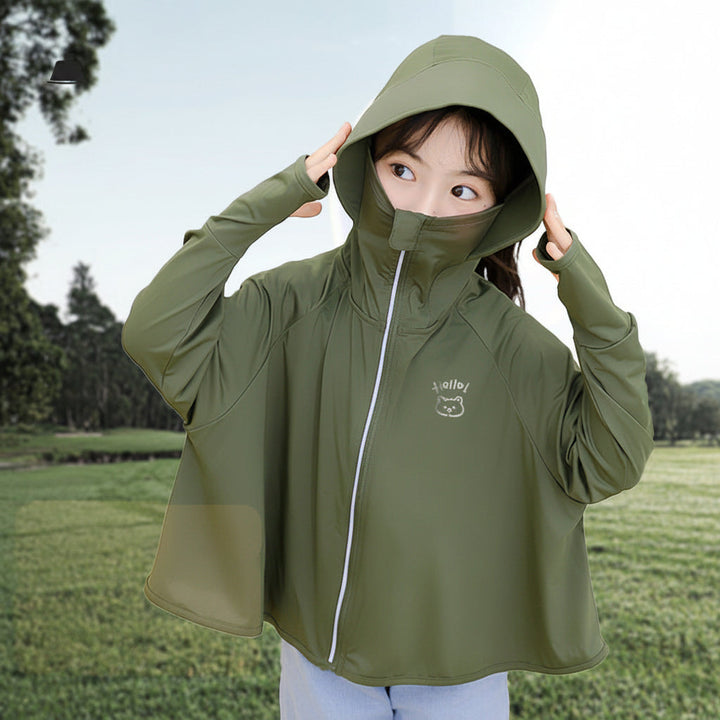 Damen leichte UV-Schutzjacke mit Kapuze Echo Archiv
