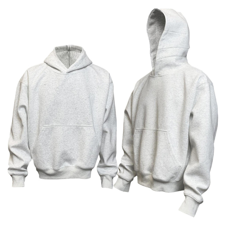 Unisex weicher Heavyweight-Oversize-Kapuzenpullover mit dreiteiliger Kapuze und verstärkter Kängurutasche Echo Archiv