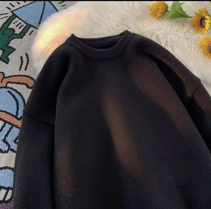 Damen Bequemer Oversized Pullover Echoarchiv
