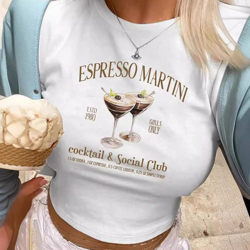 Damen Crop-T-Shirt mit kreativen Schleifen-Details Echo Archiv