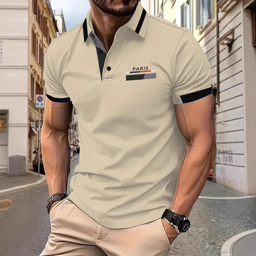 Herren modisches Poloshirt Echoarchiv