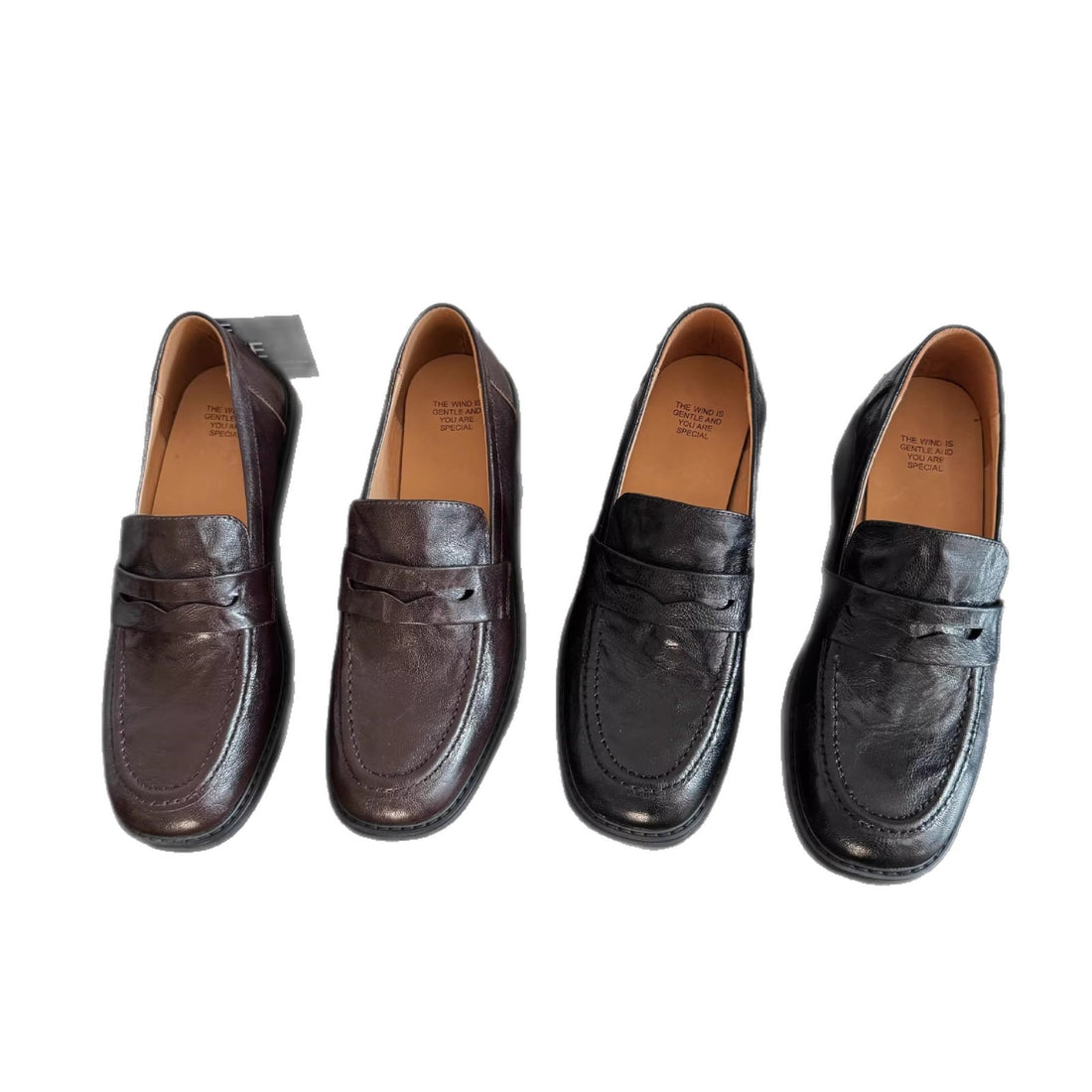 Damen Leder-Pennyloafer mit Mokassin-Naht und profilierter Laufsohle Echo Archiv