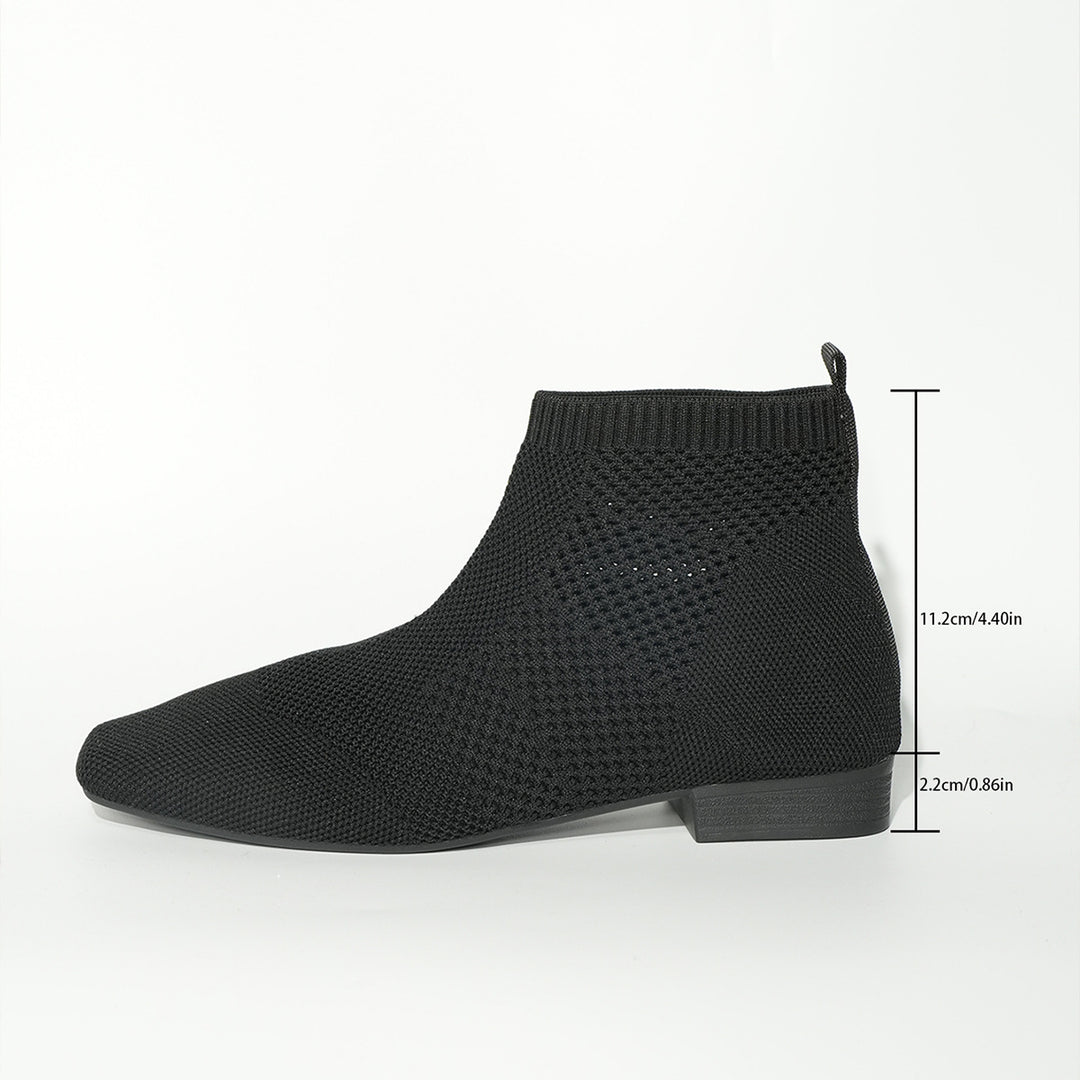 Damen nan gestrickte Sock-Boots mit elastischem Schaft, gepolsterter Innensohle und rutschfester Leichtsohle Echo Archiv