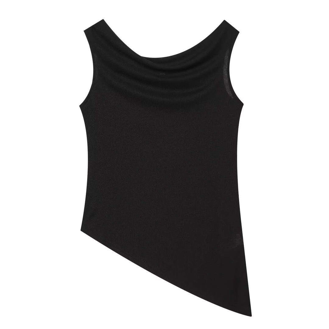 Damen Weite Strickhose mit hoher Taille und ausgestelltem Bein Echo Archiv