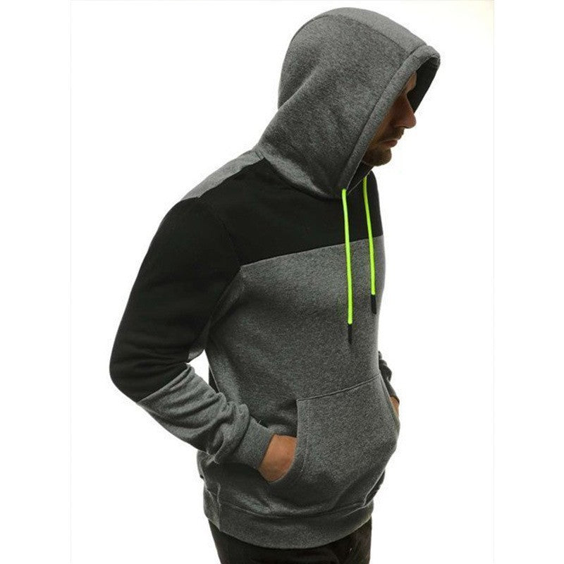 Herren Kapuzenpullover mit kontrastierenden Einsätzen Echoarchiv