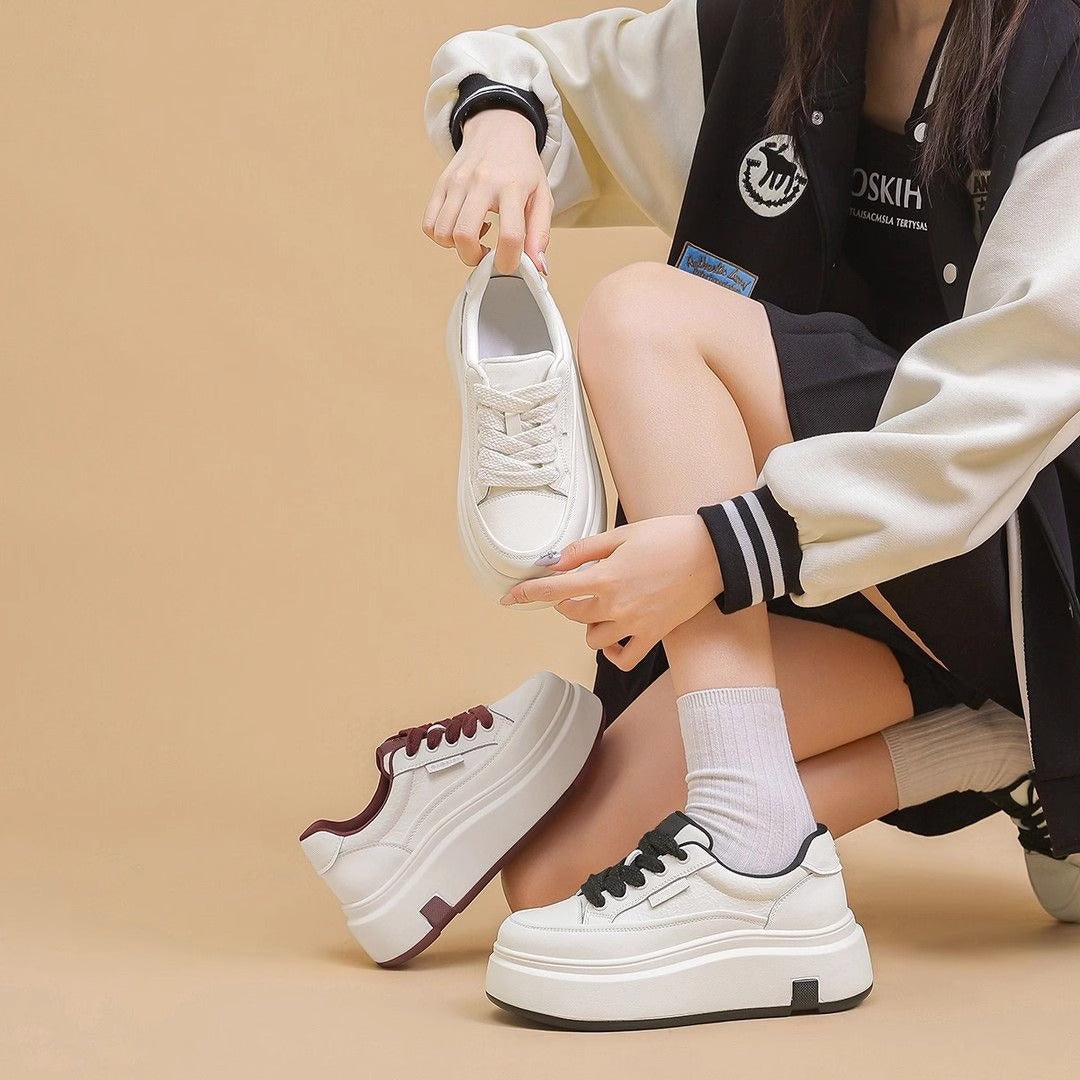 Damen Chunky Sneakers mit hohem Plateau und strapazierfähiger Verarbeitung Echo Archiv