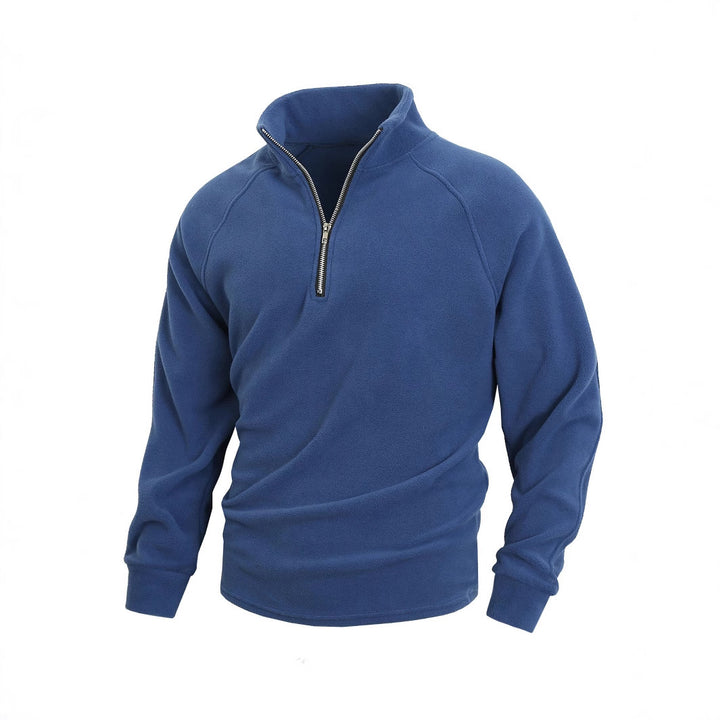 Herren Fleece Pullover mit halbem Reißverschluss Echoarchiv