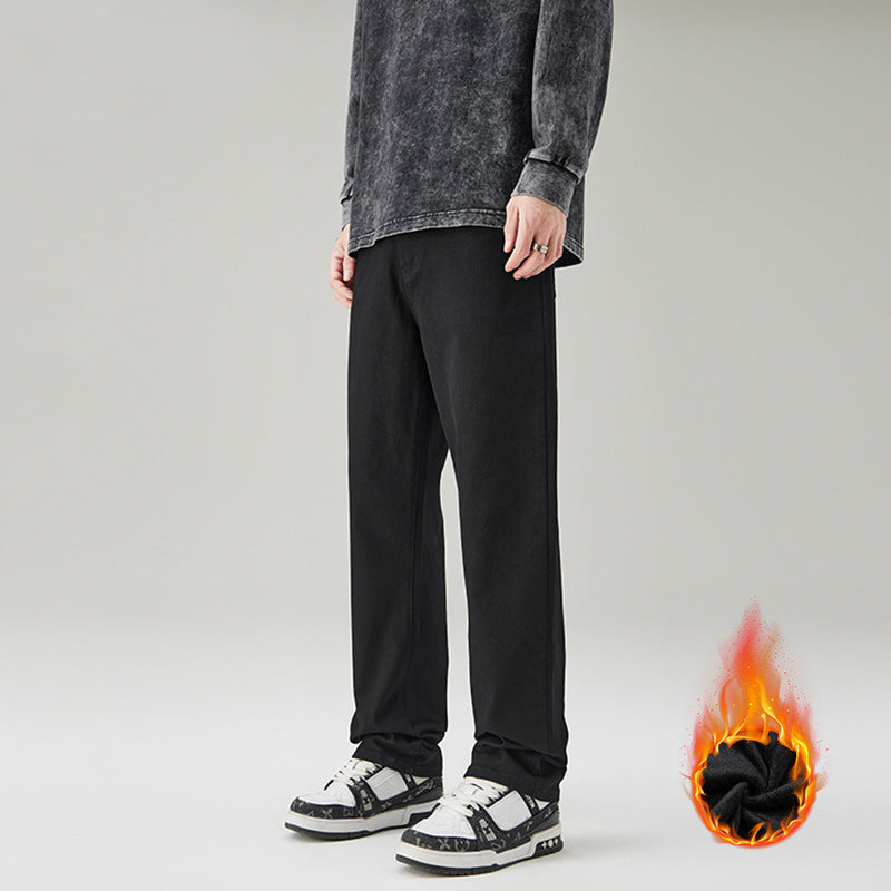 Herren Gerade geschnittene Vintage-Denim-Jeans mit entspanntem Sitz und verwaschenem Finish Echo Archiv