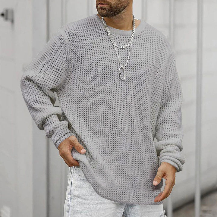 Herren Grobstrickpullover mit modernem Schnitt und kuscheligem Innenfutter Echoarchiv