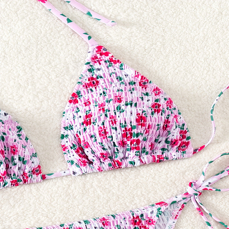 Damen Bunte Blumenmuster Bikini Echo Archiv