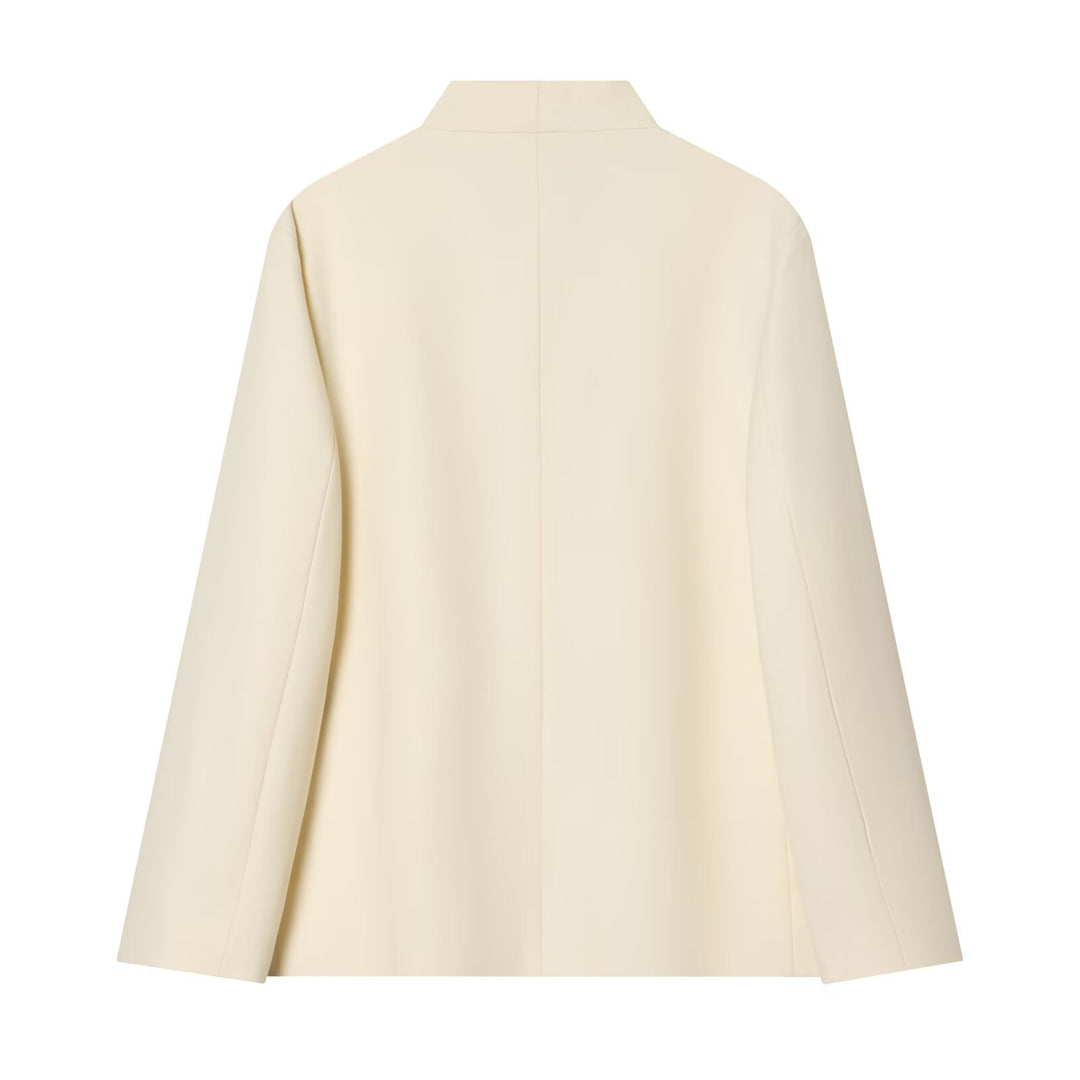 Damen Zweiteiliges Anzugs-Set mit Oversize-Longblazer und High-Waist Bundfaltenhose Echo Archiv