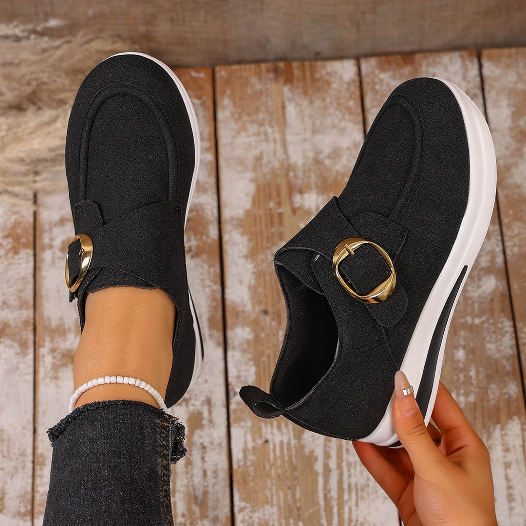 Damen Sneaker mit modischem Schnallenverschluss und bequemer Sohle Echo Archiv