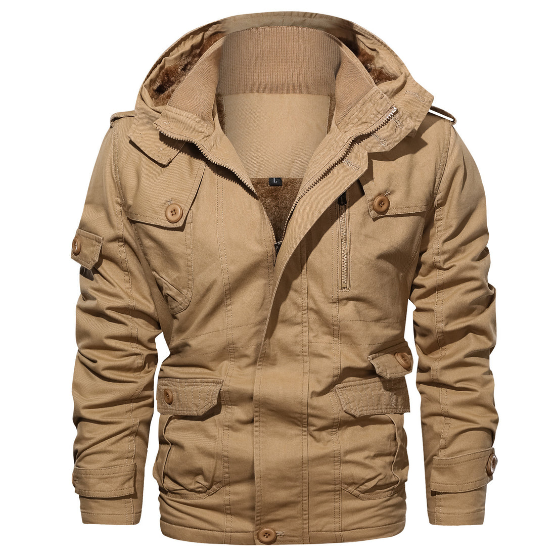 Herren multifunktionale Outdoorjacke mit kuscheligem Innenfutter – Taviero