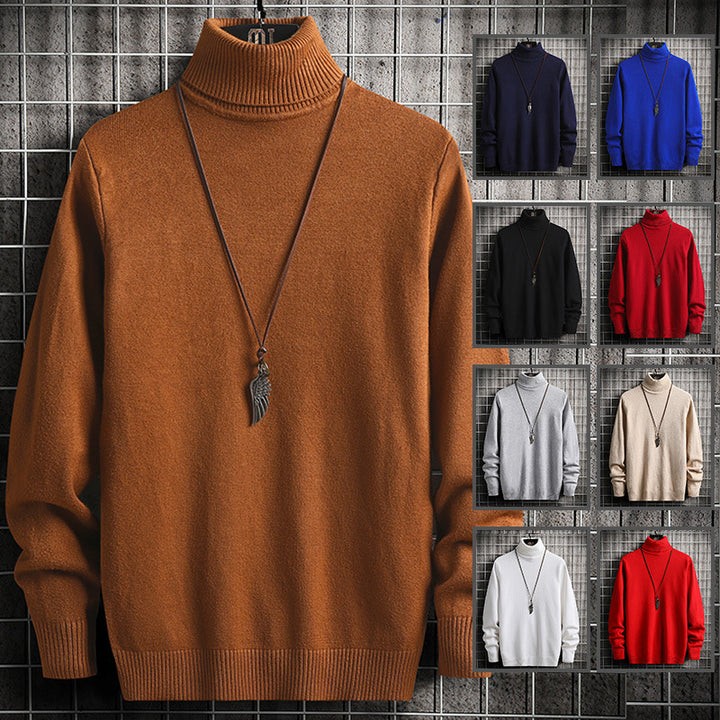 Herren Hochwertiger Rollkragenpullover Echoarchiv