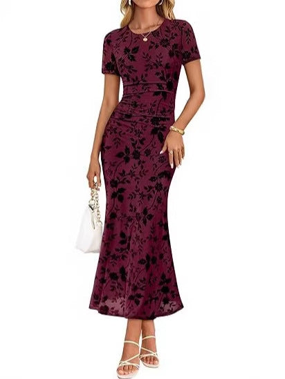 Damen Maxikleid mit floralen Stickereien Echo Archiv