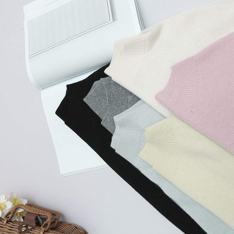 Damen Feiner Longsleeve-Rundhalspullover mit verstärktem Rippenkragen & schmeichelnder Hüftlänge Echo Archiv