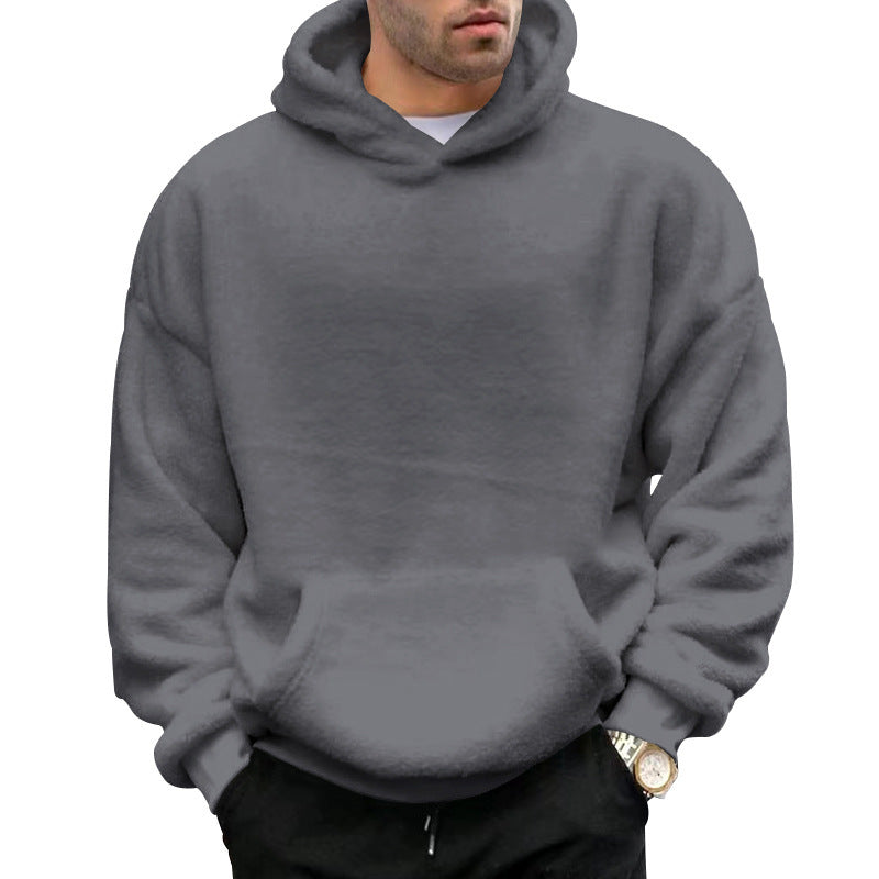 Herren bequemer Oversized Kapuzenpullover Echoarchiv