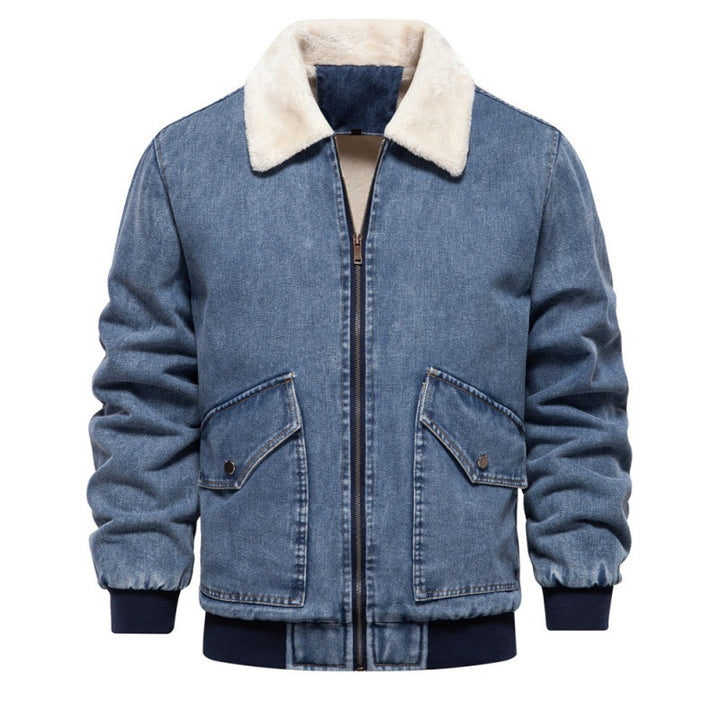 Herren Jeansjacke mit Fleecefutter und praktischen Taschen Echoarchiv