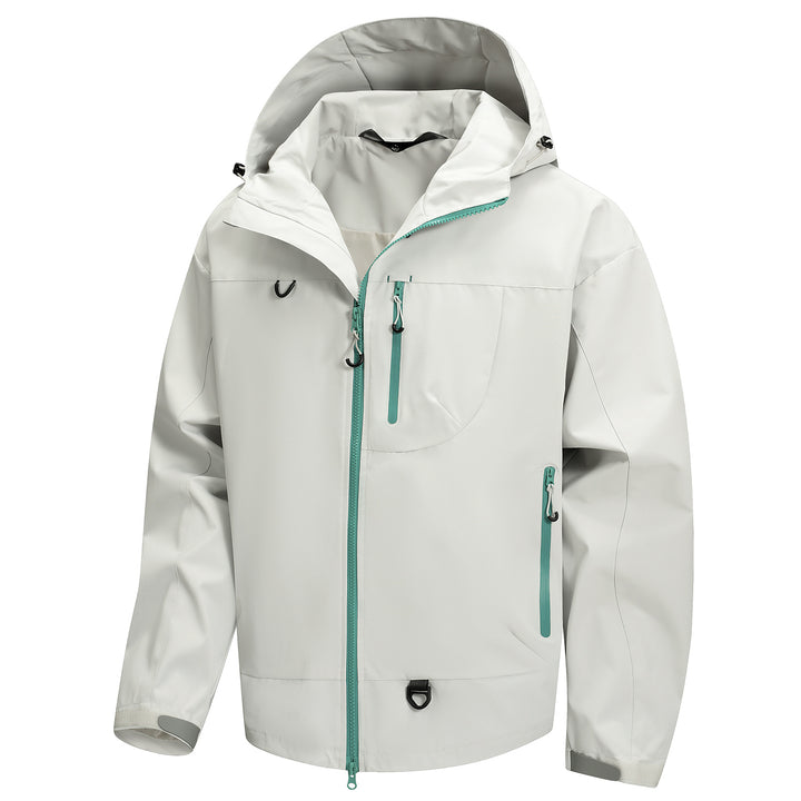 Herren wasserdichte Freizeitjacke mit praktischen multifunktionalen Taschen Echoarchiv