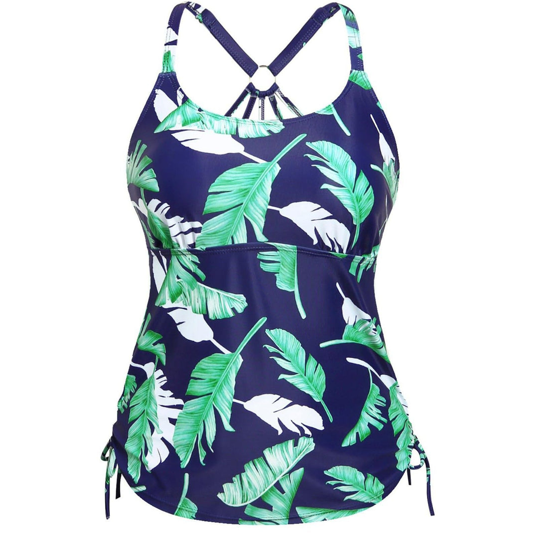 Damen Tankini mit floraler Musterung und verstellbaren Trägern Echo Archiv