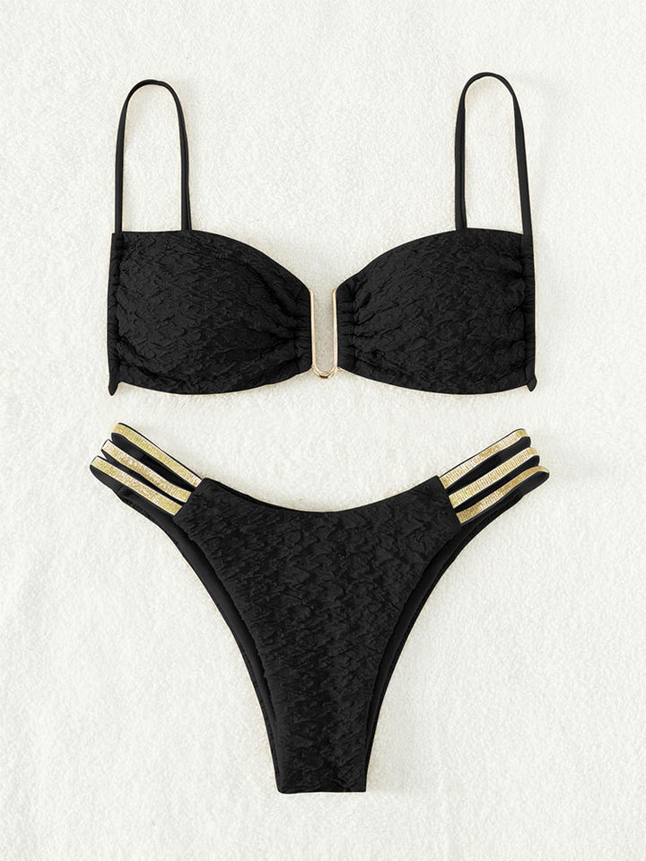 Damen Push-Up Bikini-Set mit elegantem eingearbeiteten Detail Echo Archiv