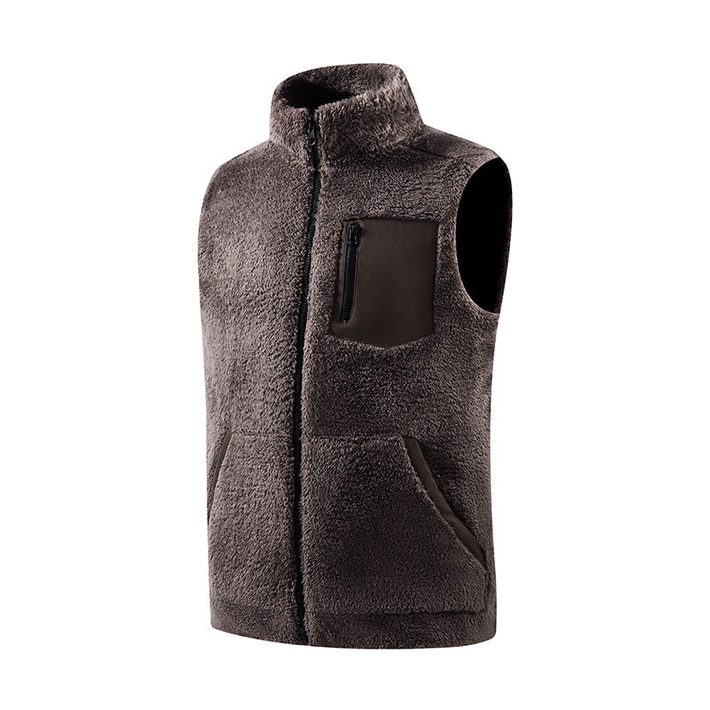Herren Kuschelige Fleece-Weste Echo Archiv