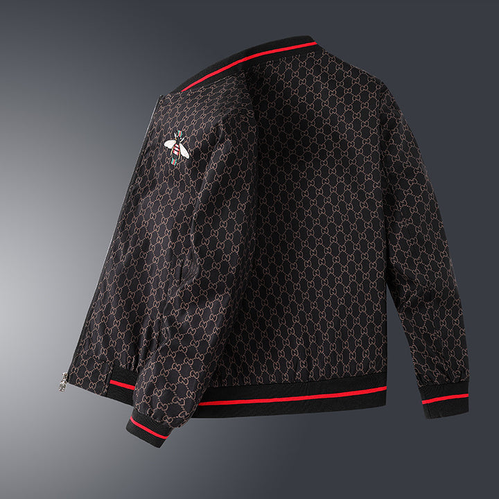 Herren Modische Übergangsjacke mit grafischem Muster Echo Archiv