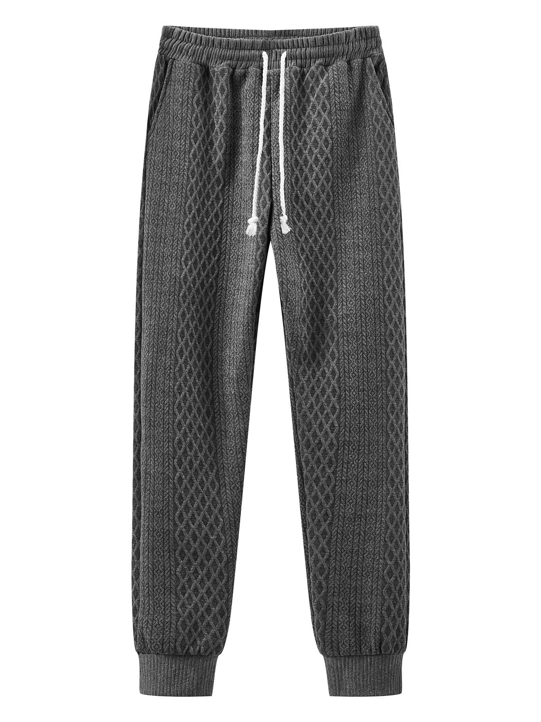 Herren bequeme Sweatpants mit innovativem Strukturdesign und verstellbarem Bund Echoarchiv