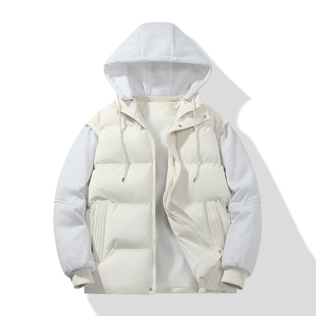 Herren Multifunktionale Steppjacke mit Kapuze – Taviero