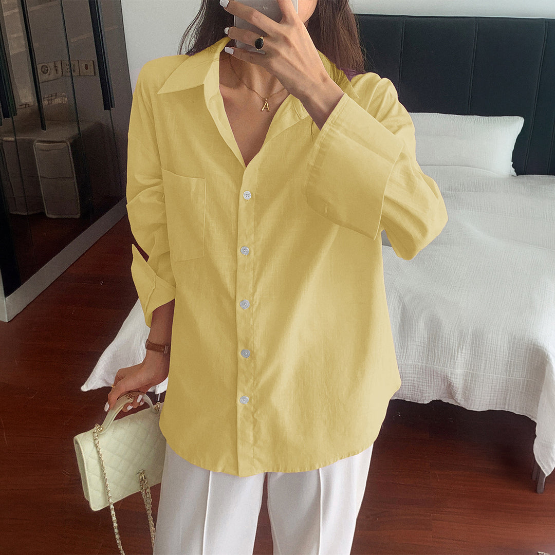 Damen nan zweiteiliges Sommer-Set aus leichtem Oversize-Hemd und ärmellosem Mini-Kleid Echo Archiv