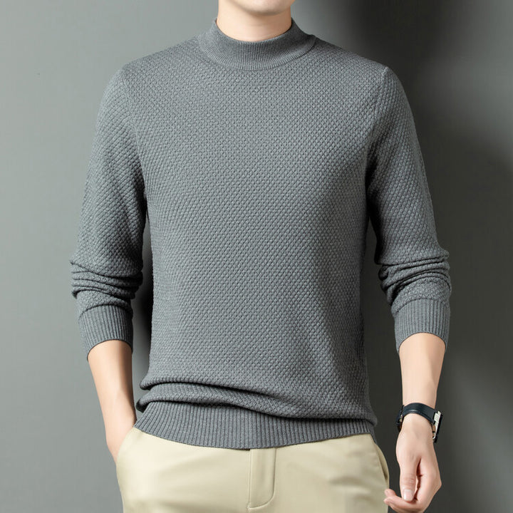Herren Strukturierter Pullover im modernen Design Echoarchiv