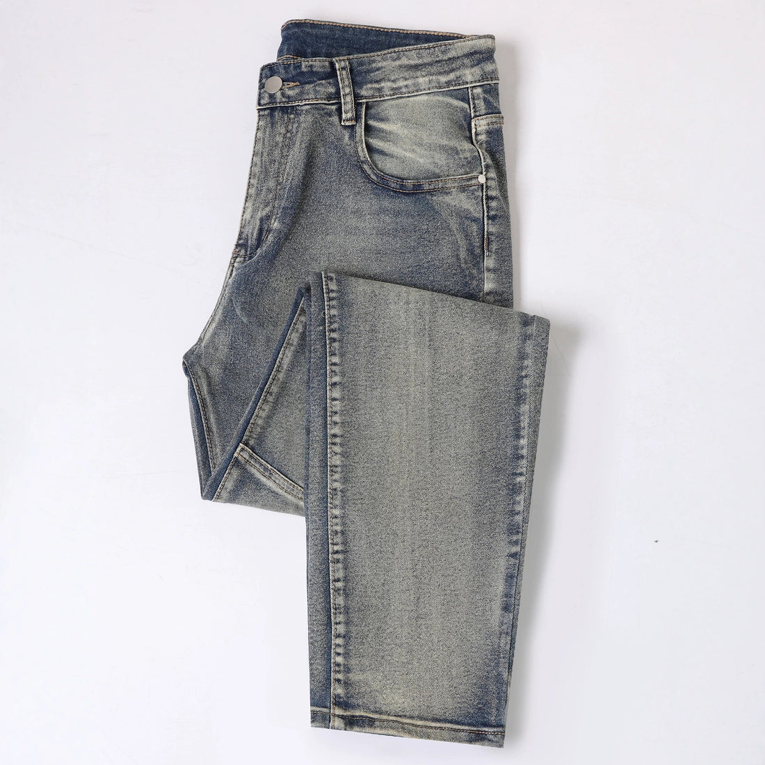 Herren Modische Jeans mit besonderen Nähten – Vardeno