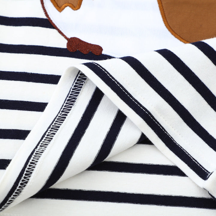 Jungen Langarmshirt mit Baumwollstoff und niedlichem Meerschweinchen-Motiv Echo Archiv