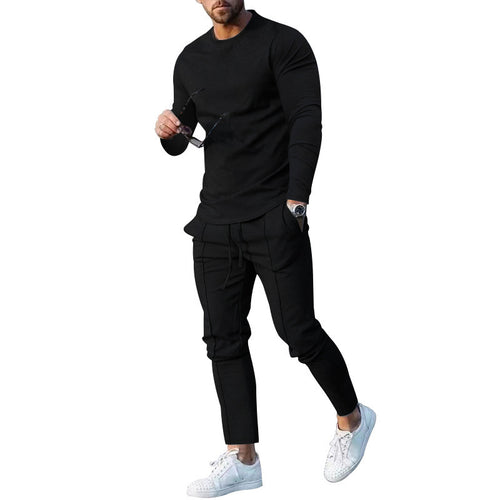 Herren sportliche Sweatshirt- und Jogginghose-Kombination Echoarchiv