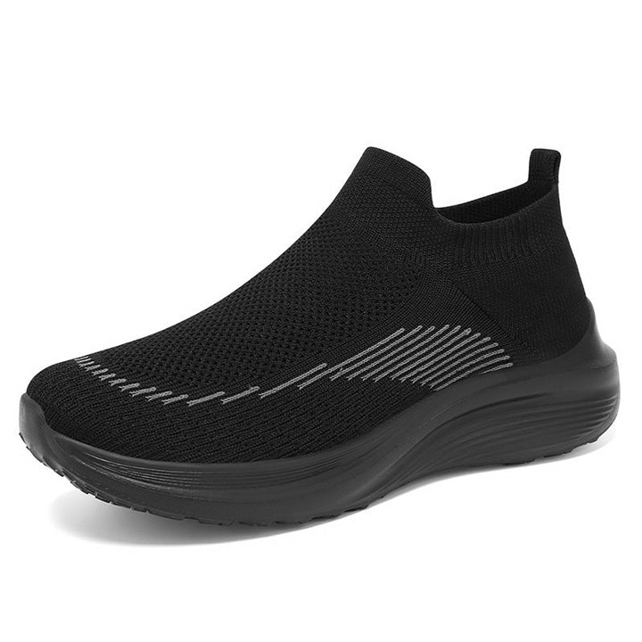 Damen Bequeme und atmungsaktive Slip-On Sneakers mit nahtloser Strick-Oberfläche Echo Archiv