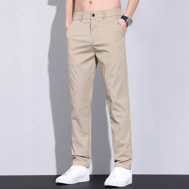 Herren modische Chino-Hose mit elastischem Bund und praktischen Seitentaschen Echoarchiv