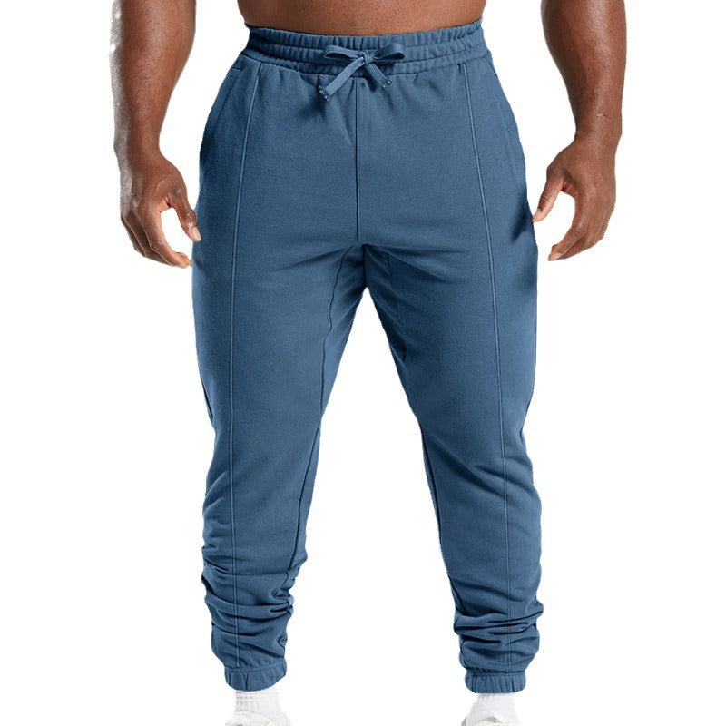 Herren Freizeithose aus hochwertigem Baumwollmix mit elastischem Bund und seitlichen Taschen Echoarchiv