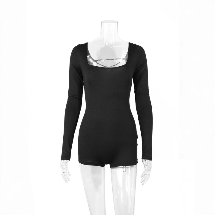 Damen Langarm Body mit tiefem Ausschnitt Echo Archiv
