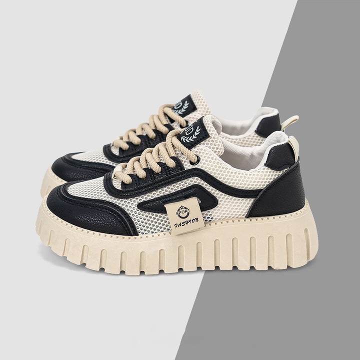 Damen Atmungsaktive Sneaker mit stabiler Sohle Echoarchiv