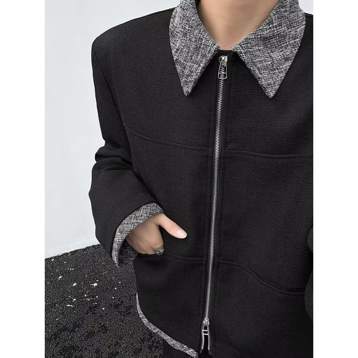 Herren moderne Übergangsjacke mit praktischen Taschen und stylishem Kragen Echoarchiv