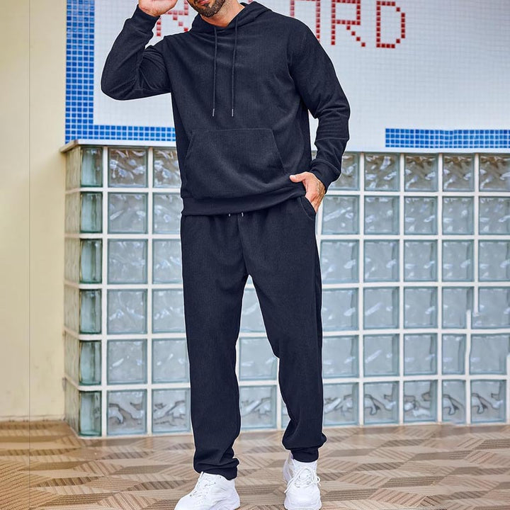 Herren Kapuzenpullover und Jogginghose Set Echoarchiv