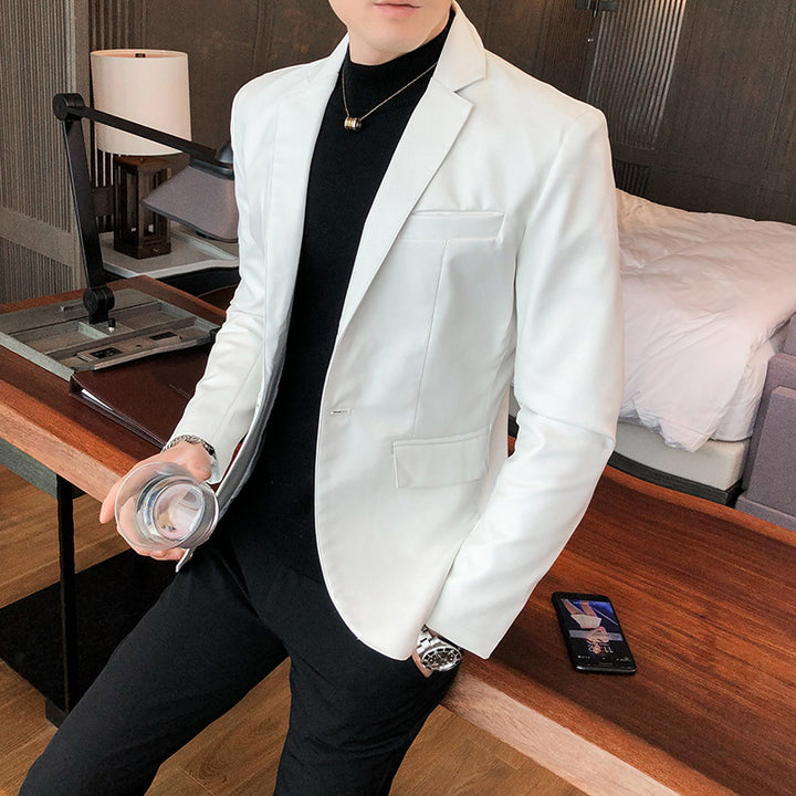 Herren Eleganter Blazer mit schmaler Passform Echoarchiv