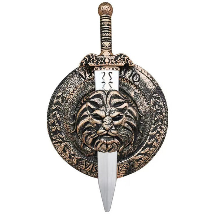 Mädchen Gladiatorinnenkostüm mit Umhang und Accessoires Echo Archiv