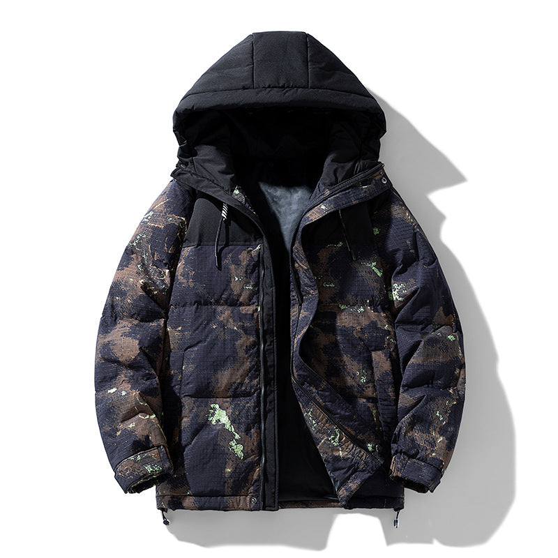 Herren warme Winter-Pufferjacke mit multifunktionalem Design Echoarchiv