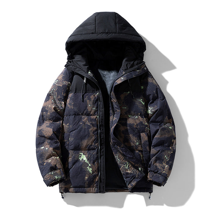 Herren warme Winter-Pufferjacke mit multifunktionalem Design Echoarchiv