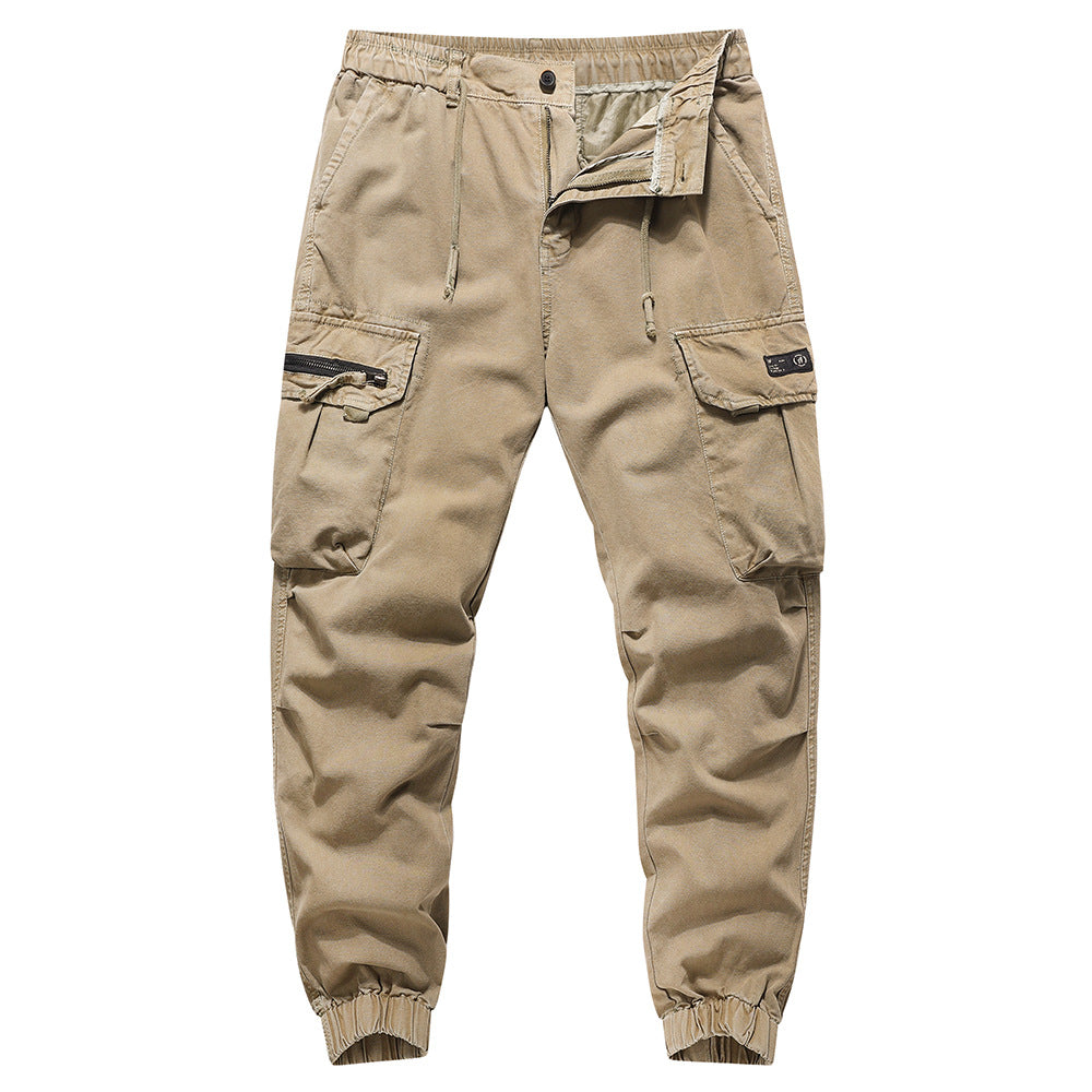 Herren Cargo-Hose mit elastischem Bund und mehreren praktischen Taschen Echoarchiv